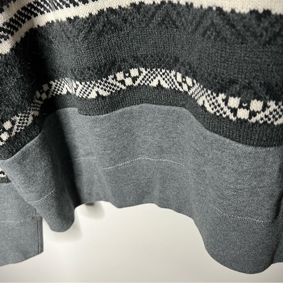 Allsaints Sweater Mens XXL Wool Blend Striped Casual - Picture 7 of 15